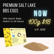 Just Betta - BBS Eggs (Small Roe) - 95% Hatch Rate of Baby Brine Shrimp, Artemia, Sea Monkey for Small/Baby Fish