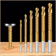 Toothed drill bit, rhombus drill bit, twist drill bit, woodworking drill bit, hole drilling