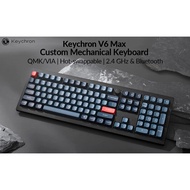 Keychron V6 Max - Full Size 100% Hot-swappable RGB Wireless Custom Mechanical Keyboard
