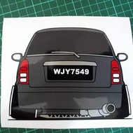 [Sticker Kereta Custom] Sticker Perodua Kelisa : 3 Layer, Custom No. Plate, Custom Warna