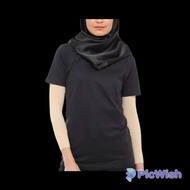 Prempuan Plain T.Shirt 100% Cotton Round Neck Tee Baju Kosong Best Ever T.Shirt