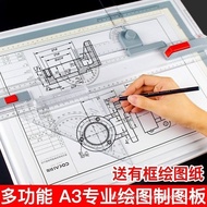 A3 Drawing Board with Scale Construction Machinery Civil Engineering Student Designer Board Multifun