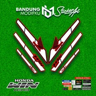 STRIPING HONDA WIN / MOTIF 38 / BANDUNG MODFKU / STICKER WIN 100 / STIKER VARIASI WIN 100