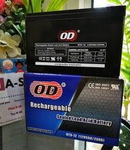 พร้อมส่ง-Battery UPS 9Ah 12V แบตเครื่องสำรองไฟ OD -12V. 9.0 Ah / 6.5 x 15 x 9.5 cm. แบตเครื่องสำรองไฟ