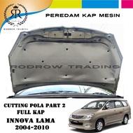 Peredam Panas Kap Mesin Mobil Innova Lama 2004-2010 Part 2 Full Kap