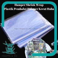 Hamper Shrink Wrap PVC / Hamper Wrapper / Pembalut Hamper Guna Hair Dryer Hot Gun (10 Pcs)