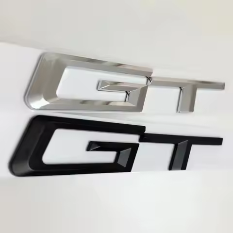 3D ABS Car Trunk Letters GT Logo Emblem Badge Sticker For BMW 5 3 7 Series 320d E36 320 C 400 650 53