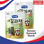 [ILDONG FOODIS] I YAM Seaweed Snack – Sesame Topping | Healthy & Crunchy Korean Snack for Kids & Adu