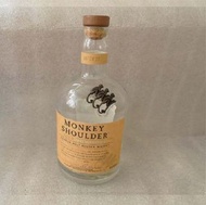 三隻猴子威士忌/空酒瓶/玻璃空瓶/酒瓶/裝飾/容器/花瓶/冷水壼/收藏