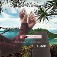 HUMAIRA HANDSOCK COTTON SPANDEX PLAIN COLOUR FREE SIZE