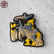 3D Alien Tactical gun Patch | 3D rubber tactical cool Alien patch