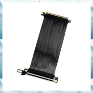 [W F S B] PCIe 5.0 X16 Riser Cable for  H1 270° Reverse Right Angle Silver Plated Cable GEN 5/4 64GB