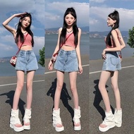 CHENELLE jeans Women's Shorts Korean Style High Waist Skirt Comfortable And Beautiful