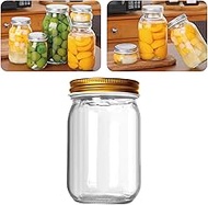 Mason Jars 5oz to 32 oz, Quart Wide Mouth Mason Jar With Airtight Lids,Glass Canning Jars for Fermen