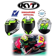 KYT TT Course Tony Arbolino Replica Full Face Helmet | PSB Approved