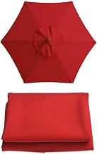 Outdoor Replacement Umbrella Canopy, Patio Umbrella Replacement Canopy 9ft | 10ft | 6 Ribs, Garden P