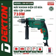 DEKTON 13mm drill with wall drilling mode - machine capacity 710w. GENUINE DL MACHINE