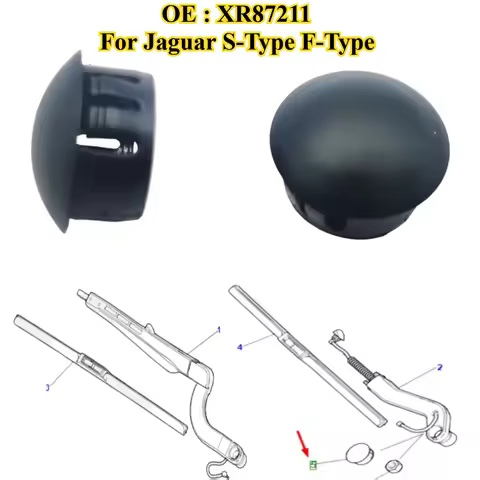2 Pcs high quality Front WIPER ARM CAP NUT COVER For Jaguar S-Type F-Type XJ XK XJ6 XJ8 XJR X350 XK8