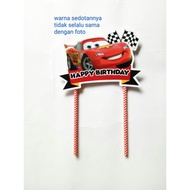 Topper cake topper Birthday cake Decoration Straw Character cars McQueen