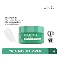 Luxe Organix Cica Rescue Gentle Brightening Derma Relief Mositurizer 50g - Shop AAbiz SG - Lucky Plaza