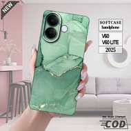 VIVO V60 5G 2025 case AND VIVO V60 LITE 2025 case _Black Rubber Casing Silicone Cool FlexibleBENING