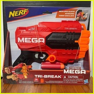 ♞Nerf Mega Tri-Break Age 8+ (Toy Gun)