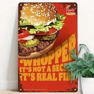 【Direct from Japan】Burger King BURGER KING Tin Sign American Goods Whopper【Japan Exclusive】