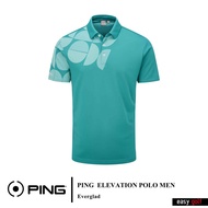 PING ELEVATION  POLO  JACQUARD PING MENS POLO เสื้อกอล์ฟผู้ชาย  เสื้อกีฬากอล์ฟผู้ชาย  เสื้อกีฬาผู้ชา