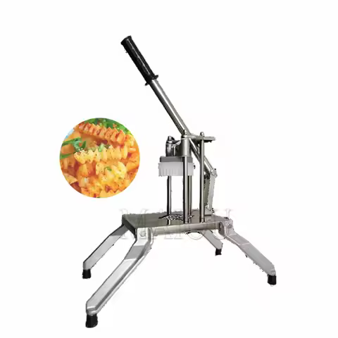 Commercial Vegetable Slicer Machine Wave Potato Machine Onion Slicer Chopper Machine