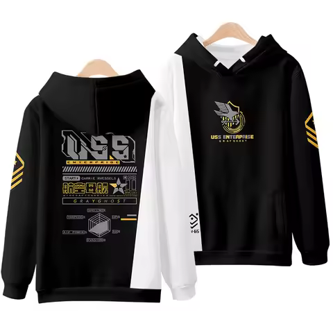 Game Azur Lane USS Enterprise Cosplay Hoodie Women Men Harajuku Sweatshirt Streetwear Hip Hop Pullov