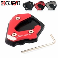 Motorcycle CNC Kickstand Foot Side Stand Extension Support Plate Pad For Leoncino 500 Leoncino500 BJ