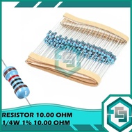 Resistor 10K 10Kohm 1/4W 1% Metal Film Per 10Pcs