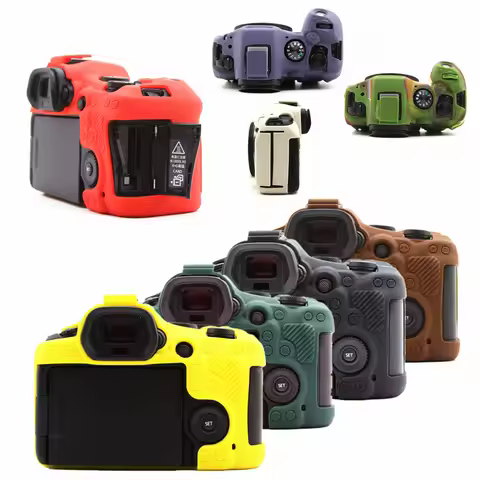 R6III Rubber Silicone Case Body Cover Soft Protector Frame Skin for Canon EOS R6 Mark III, R6 III, R
