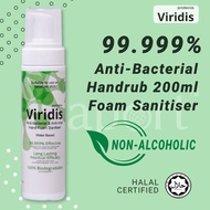 Viridis/Anti-bacterial & Anti-viral Hand Foam Sanitiser/200ml