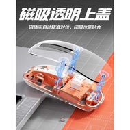 Transparent Transparent Three-Mode Charging Mouse 2.4G Wireless+Dual Bluetooth BT1+BT2 Bluetooth Wir