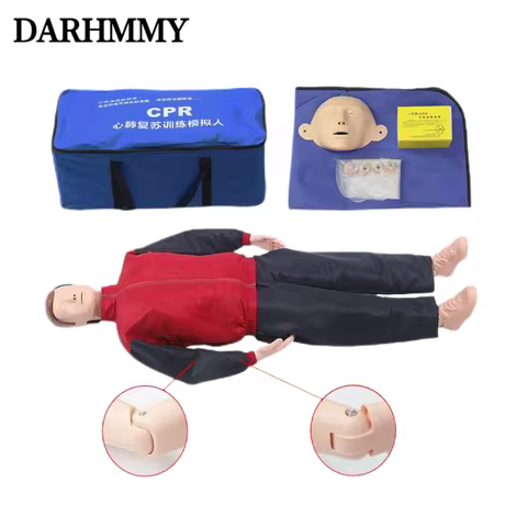 DARHMMY Full body CPR Simulator Artificial Respiration Training Dummy CPR Training Manikin/Mannequin