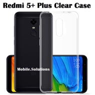XiaoMi Redmi 5+ Plus Clear / Transparent TPU Case (Anti Water Marks)