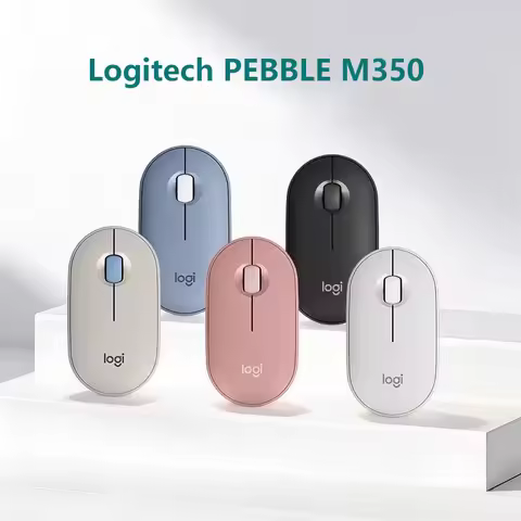 Logitech PEBBLE M350 Wireless Mouse Bluetooth Lightweight Ultra-thin Mouse for Laptops