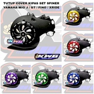 MESIN Cover cover Engine Fan set spinner Fan yamaha mio j/mio gt/soul gt/fino/x ride