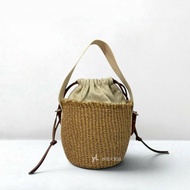 A13352-CHLOE Woody Basket草編小號水桶包