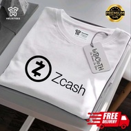 Baju Tshirt Kaos Distro Trader Crypto ZCash Cotton Combed 20s WaliStore Premium 100%