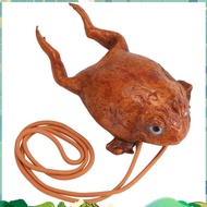 Funny Toad Wallet Individuality Animal Coin Pouch Realistic Frog Wallet Humor Decoration Storage Pur