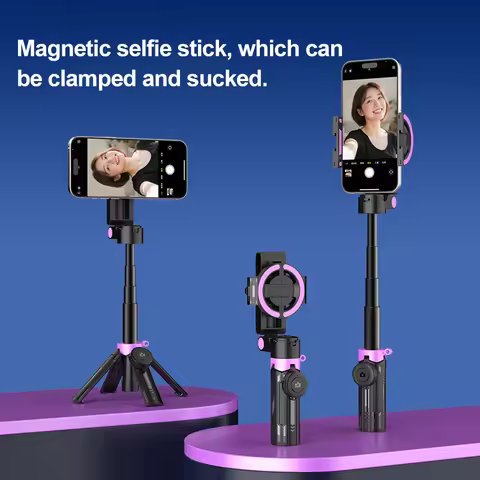 selfie stick for mobile tripod phone stand mobile phone stabilizer 360° rotating tripod magsafe self