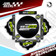 Stiker Tebok Lovebird EBOD JAYA Decal Sangkar Batman Burung New Kandang Bulat Love Bird Bisa Custom