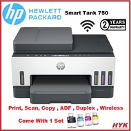 HP Smart Tank 750 / Print / Scan / Copy / Wireless / Adf / Borderless / Double Side Printing/ (6UU47