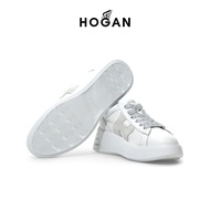 HOGAN Women's Shoes 2022 Autumn Winter New Style REBEL Series Sports Heightening Casual LOGO White S