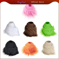 MagiDeal Faux  Artificial   Toy Handcrafts Shaggy  Cuts for Patches Craft Gnomes Beard Hair Cosplay 