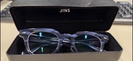 JINS 眼鏡 藍色紋理