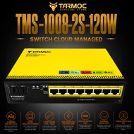 Tarmoc TMS-1008-2S-120W | Switch Cloud Managed 8 Port Gigabit POE 802.3af/at Gigabit Switch