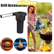 WITAKEY BBQ Blower BBQ Grill Accessories Bellows Fire Electricity BBQ Fan